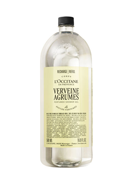 Citrus Verbena Verbena Verbena and Citrus Extract Perfumed Shower Gel Eco Replacement Refill 500 ml