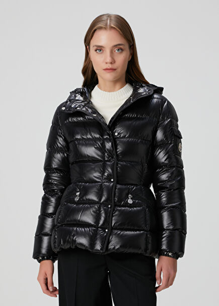 Barante Black Hooded Puffer Coat