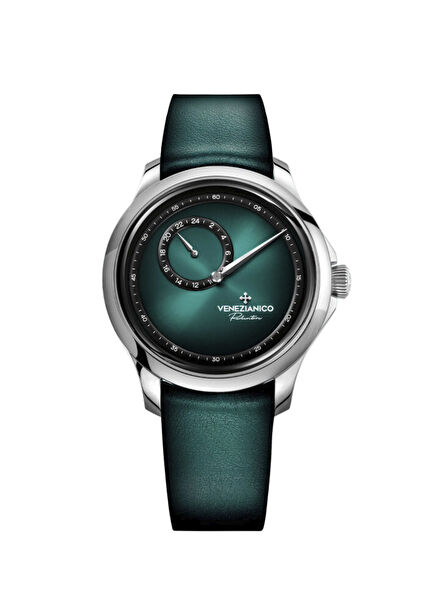 1221570 Redentore Enigma Kurmalı Otomatik Yeşil Deri Erkek Kol Saati 