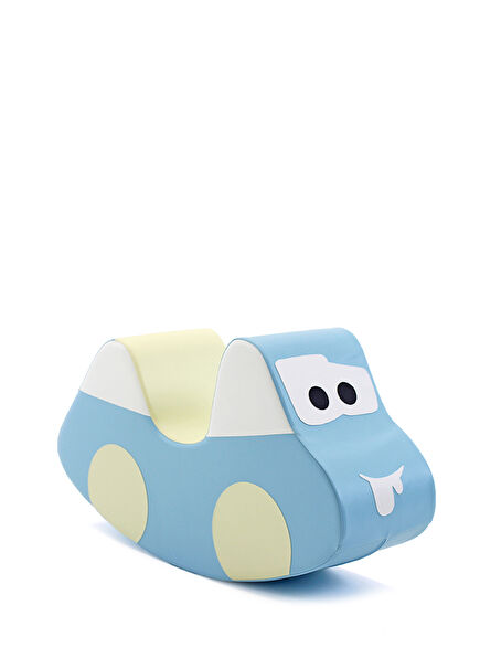 Light Pastel Blue Car Rocking Toy