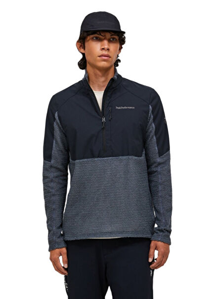 Freelight Alpha Gri Yarım Fermuarlı Uzun Kollu Erkek Termal Üst İçlik