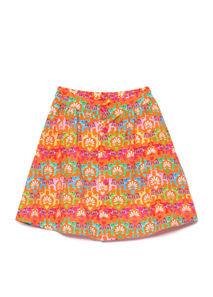 Multicolored Girls Skirt