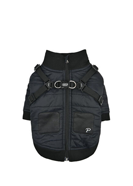 Stratus Dog Jumper Siyah Tasmalı Köpek Montu