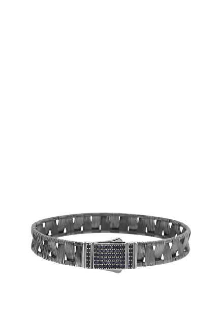 Noctra Cross Silver 925 Sterling Silver Men's Bracelet
