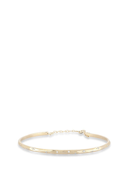 14K Gold Women's Bracelet with Lospegos Diamonds