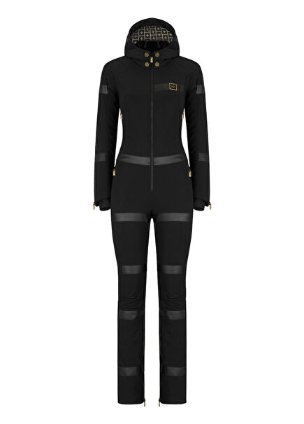 441 Softshell One Piece Suit Black Women's Sports Jumpsuit