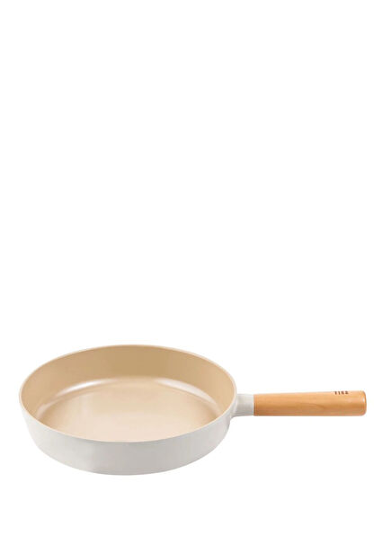 Fika Cream Aluminum Cast Iron Pan 24 cm
