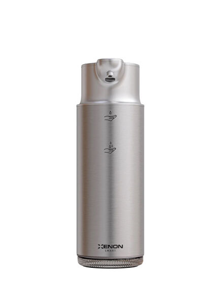 Grey Steel Rechargeable Auto Sensor Liquid Soap Dispenser