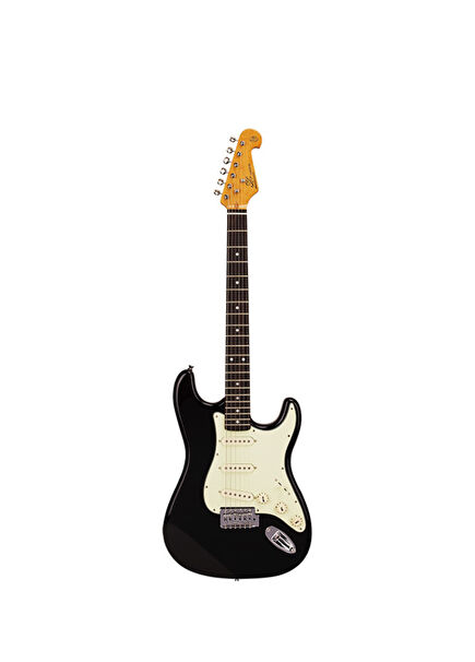 Stratocaster Black Elektro Gitar