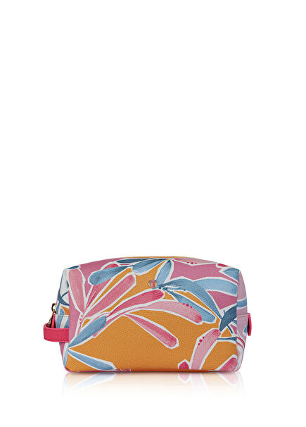 Bacio Orange Charming Sun Makeup Bag