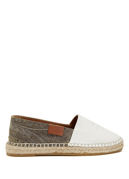 Brown Patterned Girls' Espadrilles