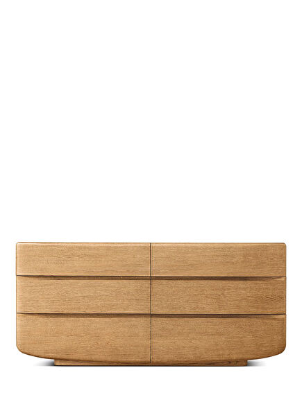 Glow Natural Oak Wooden Dresser