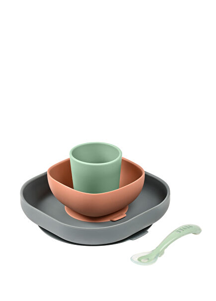 Mineral Silicone 4-Pack Baby Feeding Set