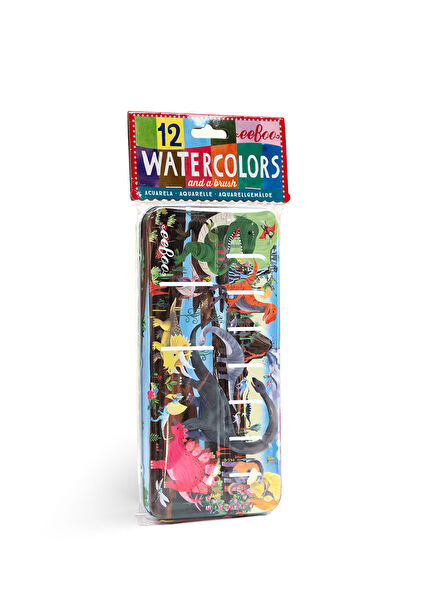 Dinosaur 12 Colors Watercolor