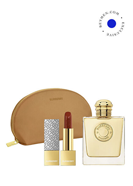 Goddess Eau de Parfum 100 ml Parfüm + Kisses Berry Red 120 Festive + Çanta Kadın Parfüm Seti