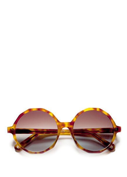 HS662 Kahverengi Asetat Kadın Güneş Gözlüğü