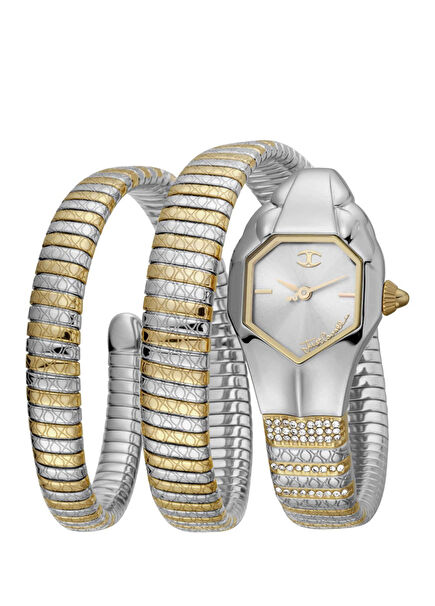 JC1L112M0045 Gold Metallic Grey Steel Women's Wristwatch