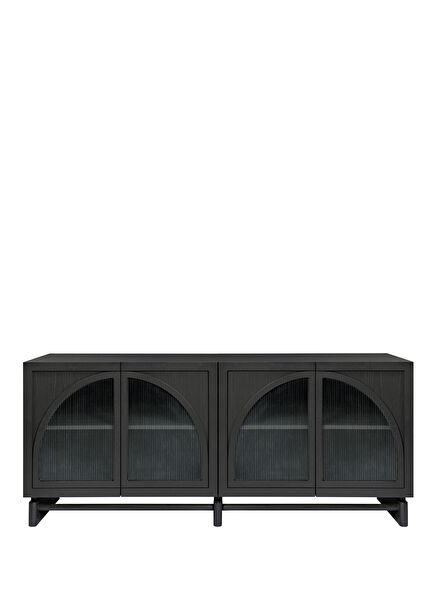 Sequi Ash Black Wood Sideboard