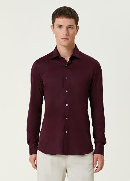Gabriel Burgundy Shirt