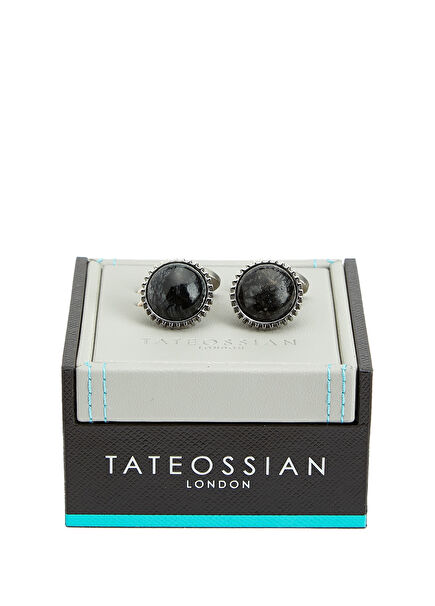 Siyah Silver Kol Düğmesi