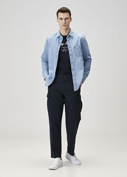 Navy Blue Cargo Pants