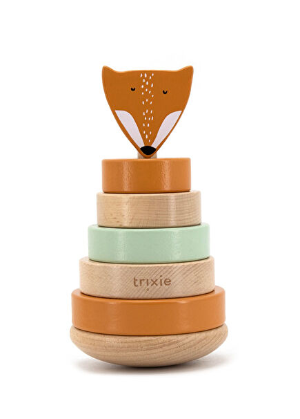 Mr Fox Wooden Stacking Toy