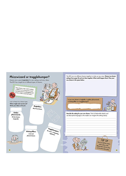 Roald Dahl's Creative Writing with The BFG How to Write Splendid Settings Book