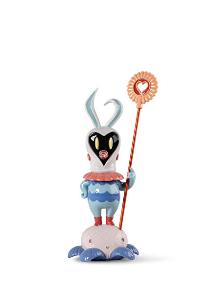 Soul Rider Multicolored Porcelain Sculpture