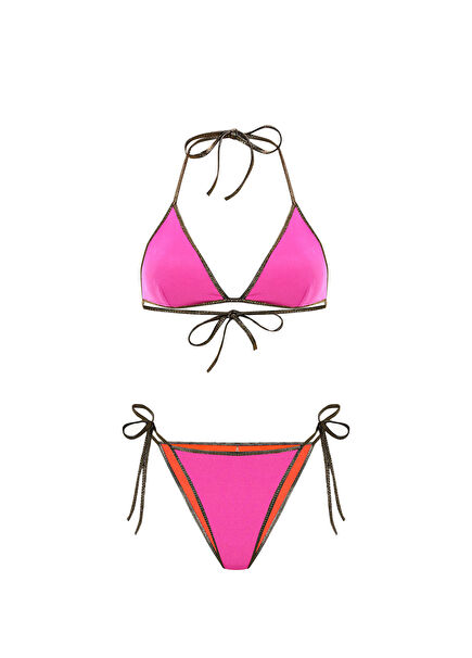 Marna Pembe Turuncu Kadın Bikini Takımı
