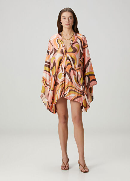 Lishan Patterned Mini Dress