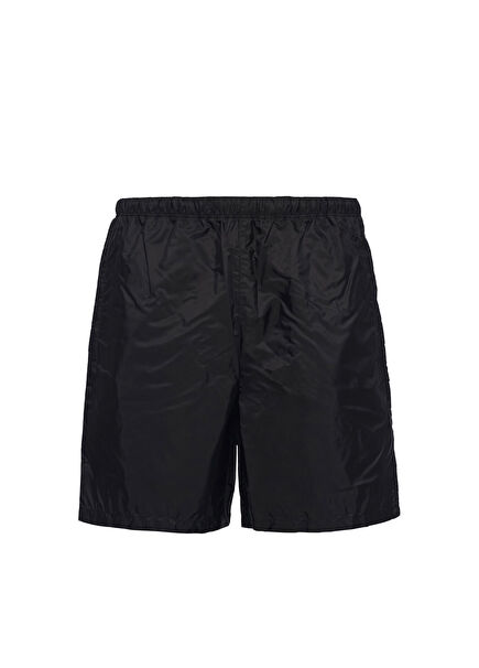 Siyah Re-Nylon Erkek Şort Mayo