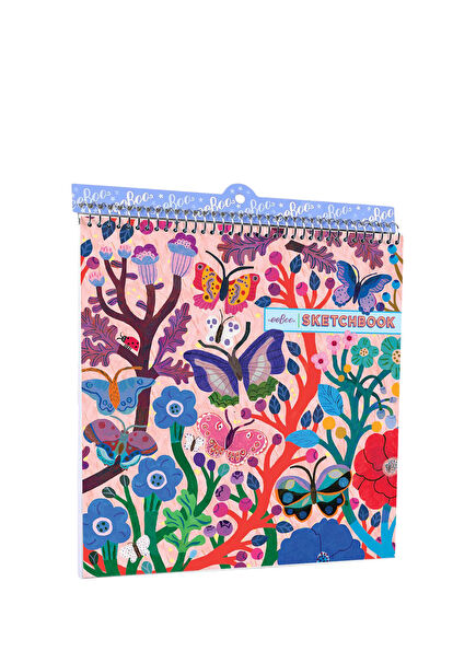 Butterflies Themed Wired Sketchbook