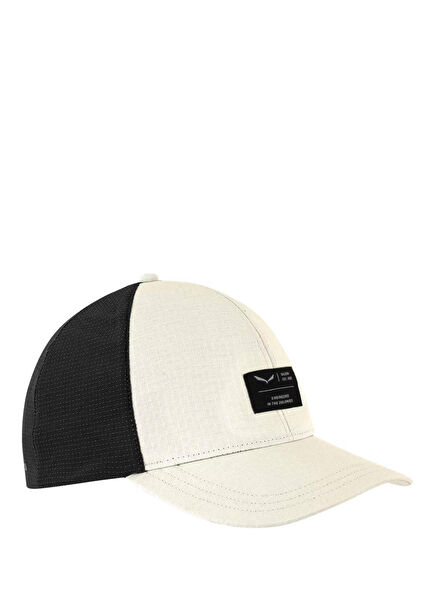Hemp Flex Beige Black Hat