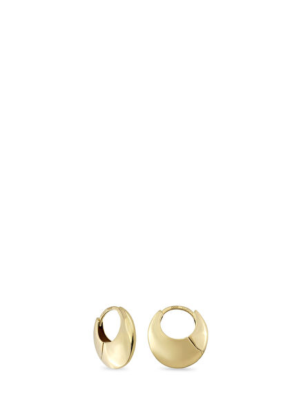 Medisa 14K Yellow Gold Women's Hoop Earrings