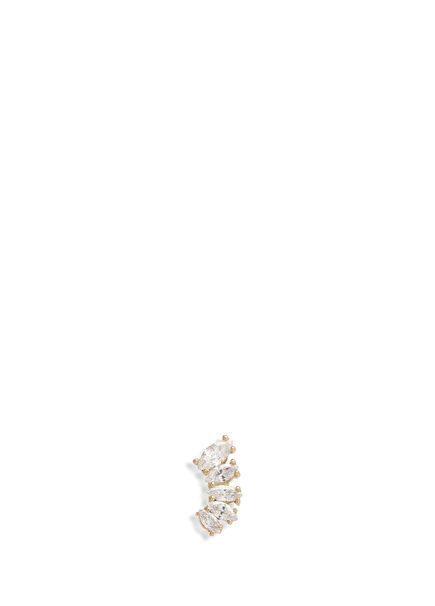 Dove Diamond-Stone 14k Gold Women's Single Earring