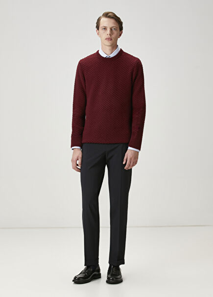 Regular Fit Navy Blue Pants