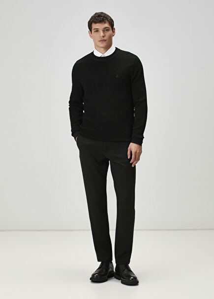 Slim Fit Jasmin Black Chino Pants