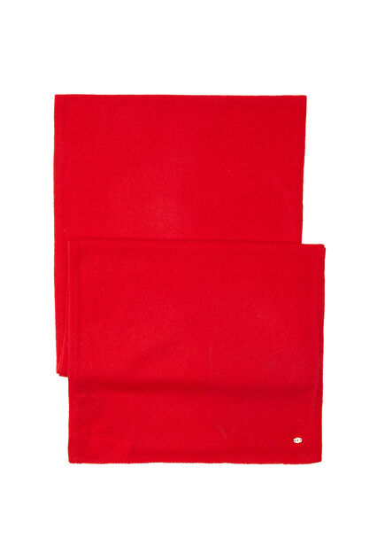 Kırmızı Kadın Kaşmir Atkı