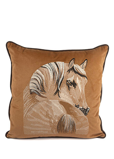 Pegasus Velvet Horse Embroidered Pillow Pillow 50 x 50 cm