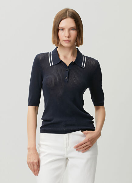 Lacivert Polo Triko