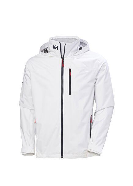 Crew Hooded White Men's Jacket 2.0