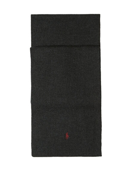 Anthracite Men's Wool Scarf