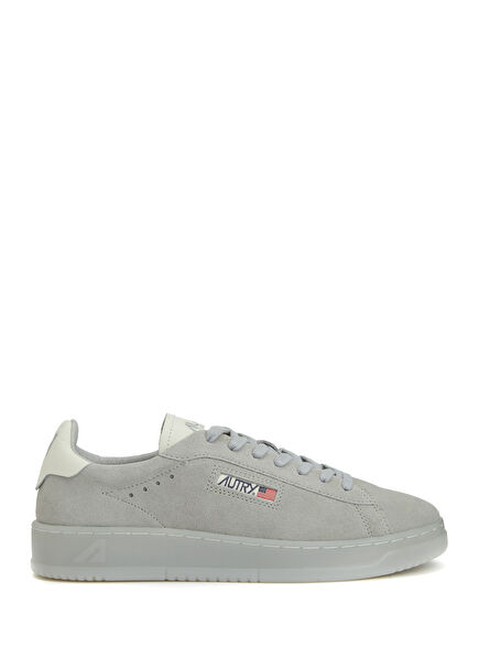 Gri Erkek Deri Sneaker