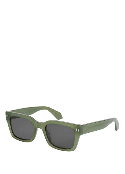 Oeri108 Green Acetate Unisex Sunglasses