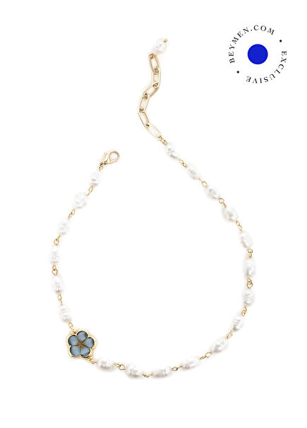 Verona Gold Plated Women's Pearl Necklace