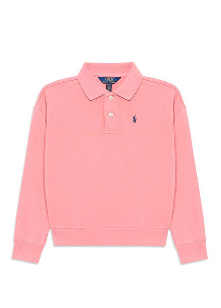 Dark Pink Girls' Sweatshirt