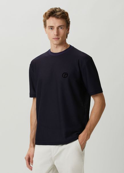 Mor Logo Detaylı T-shirt