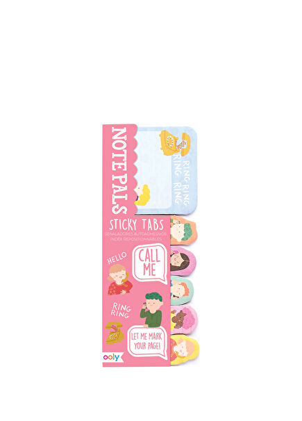 Note Pals Call Me Yapışkanlı Etiket Seti
