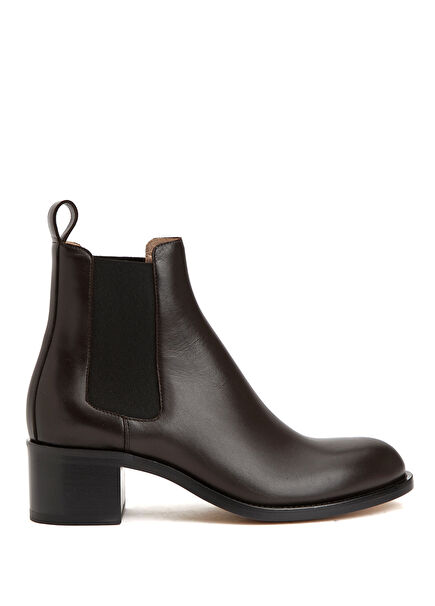 Dark Brown Women's Leather Boots