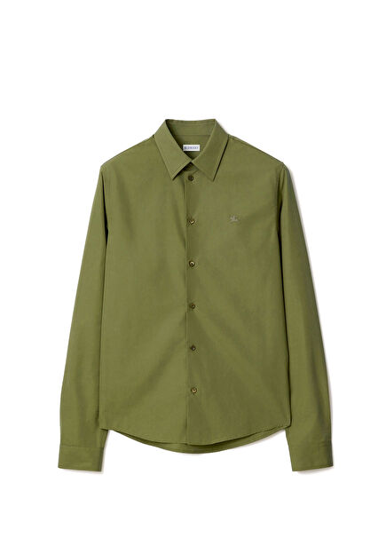 Sam Khaki Cotton Men's Long Sleeve Shirt